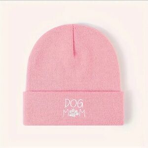 Pink 'Dog Mom' Touque